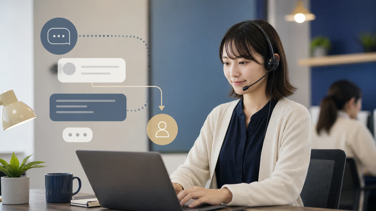 EC問い合わせのAIチャットボット一次対応の解説