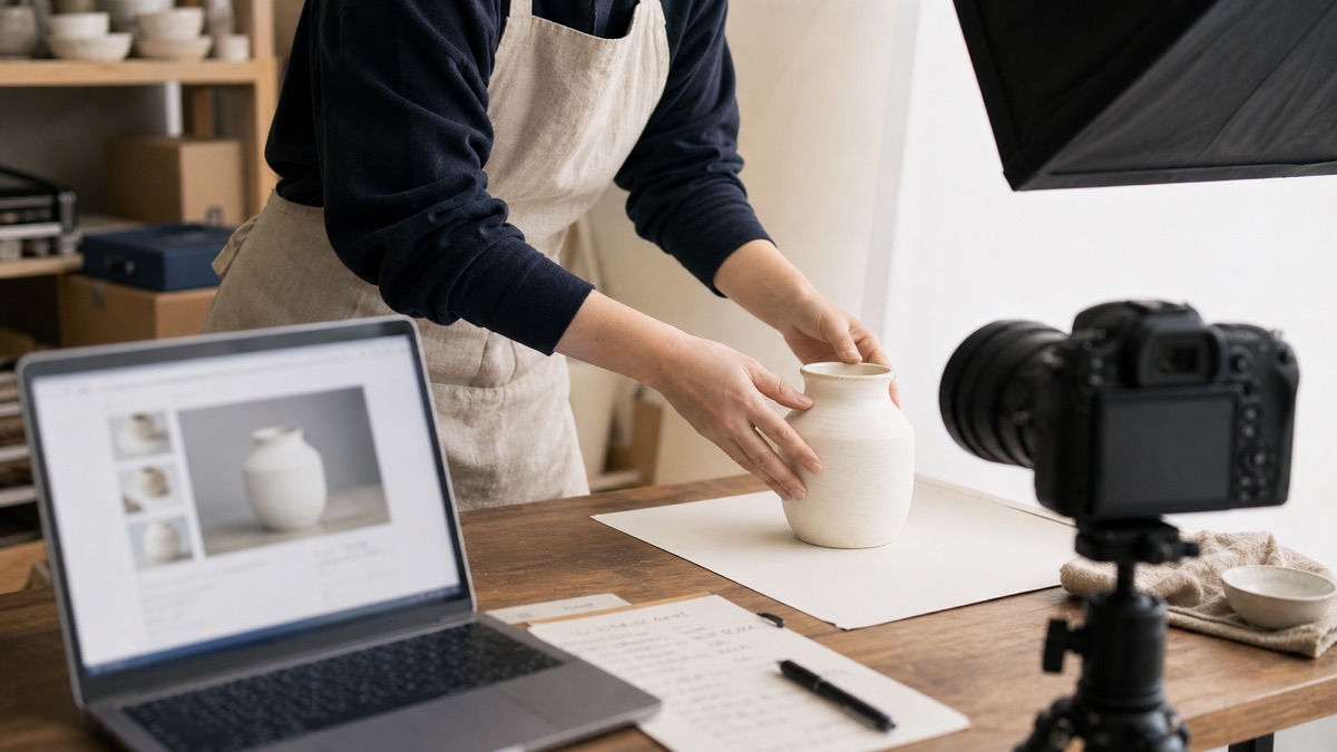 Product photography and listing for e-commerce